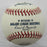 Keibert Ruiz Signed Auto Baseball w/ Insc JSA WP711774 B151