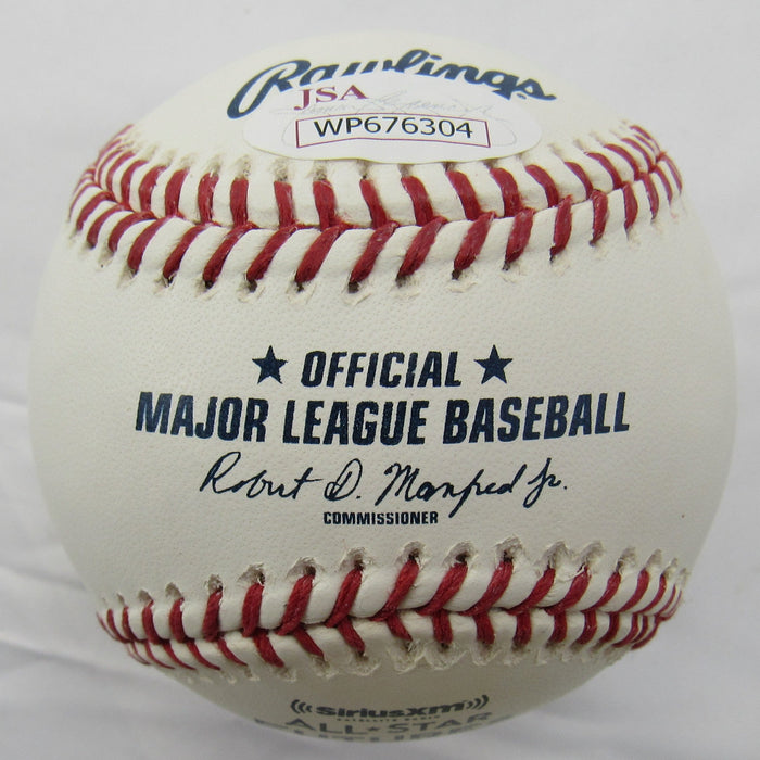 Francisco Mejia Signed Auto 2017 Futures Game Baseball JSA WP676304 B152