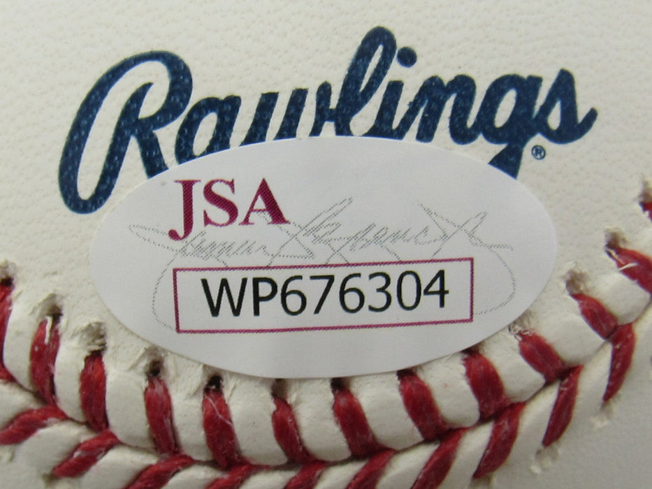 Francisco Mejia Signed Auto 2017 Futures Game Baseball JSA WP676304 B152