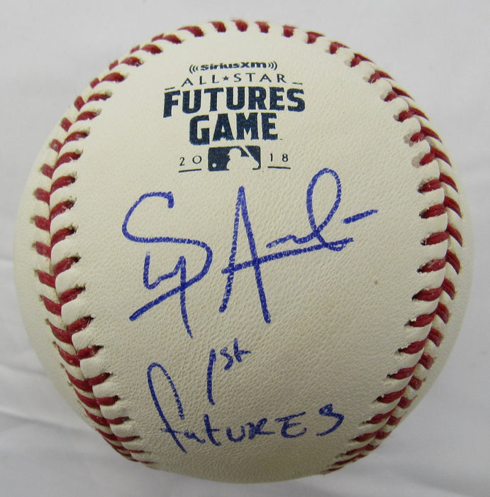 Shaun Anderson Signed Auto 2018 Futures Game Baseball w/ Insc JSA WP711744 B152