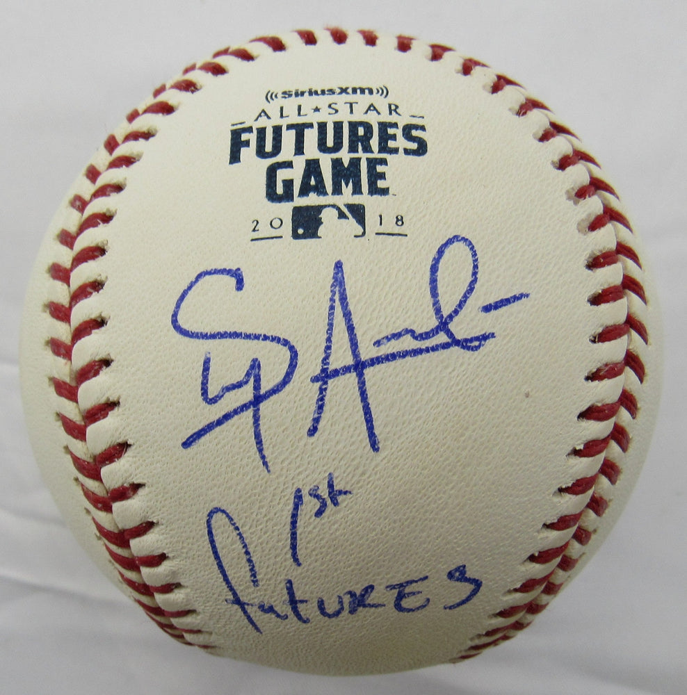 Shaun Anderson Signed Auto 2018 Futures Game Baseball w/ Insc JSA WP711744 B152