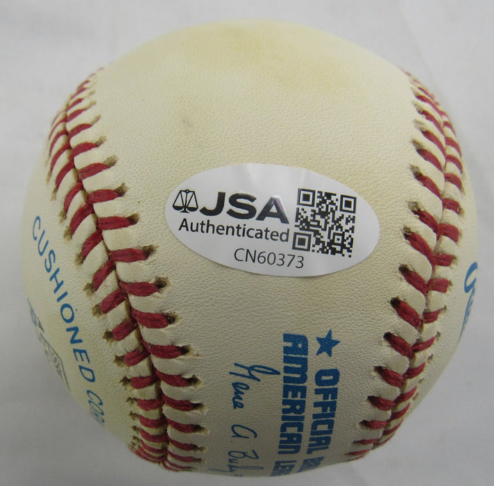 Wade Boggs Signed Rawlings Baseball JSA CN60373