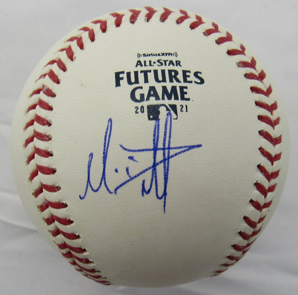 Marcos Diplan Signed Auto 2021 Futures Game Baseball B152