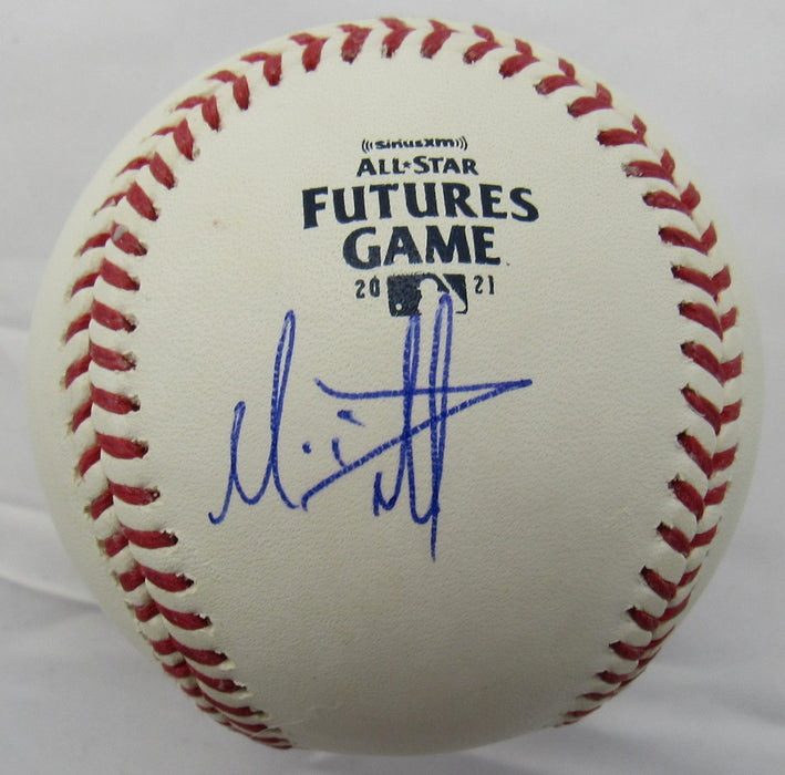 Marcos Diplan Signed Auto 2021 Futures Game Baseball B152