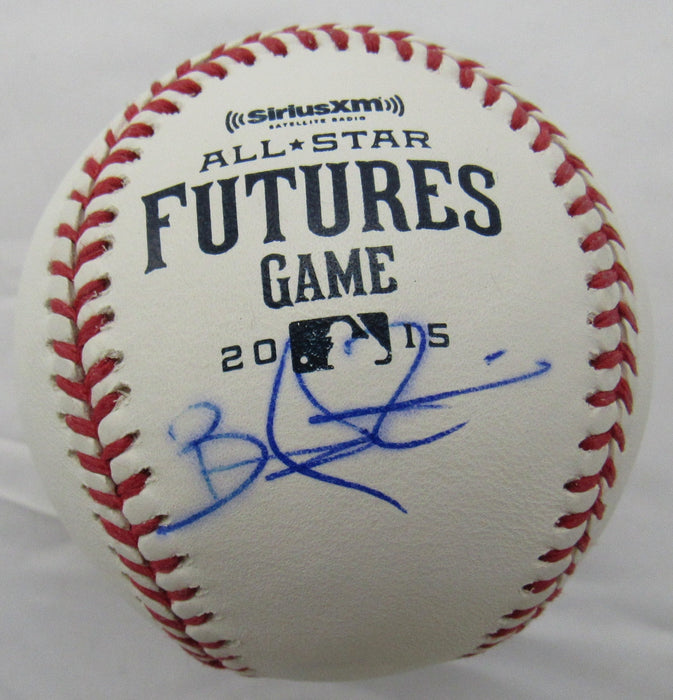 Bradley Zimmer Signed Auto 2015 Futures Game Baseball B152