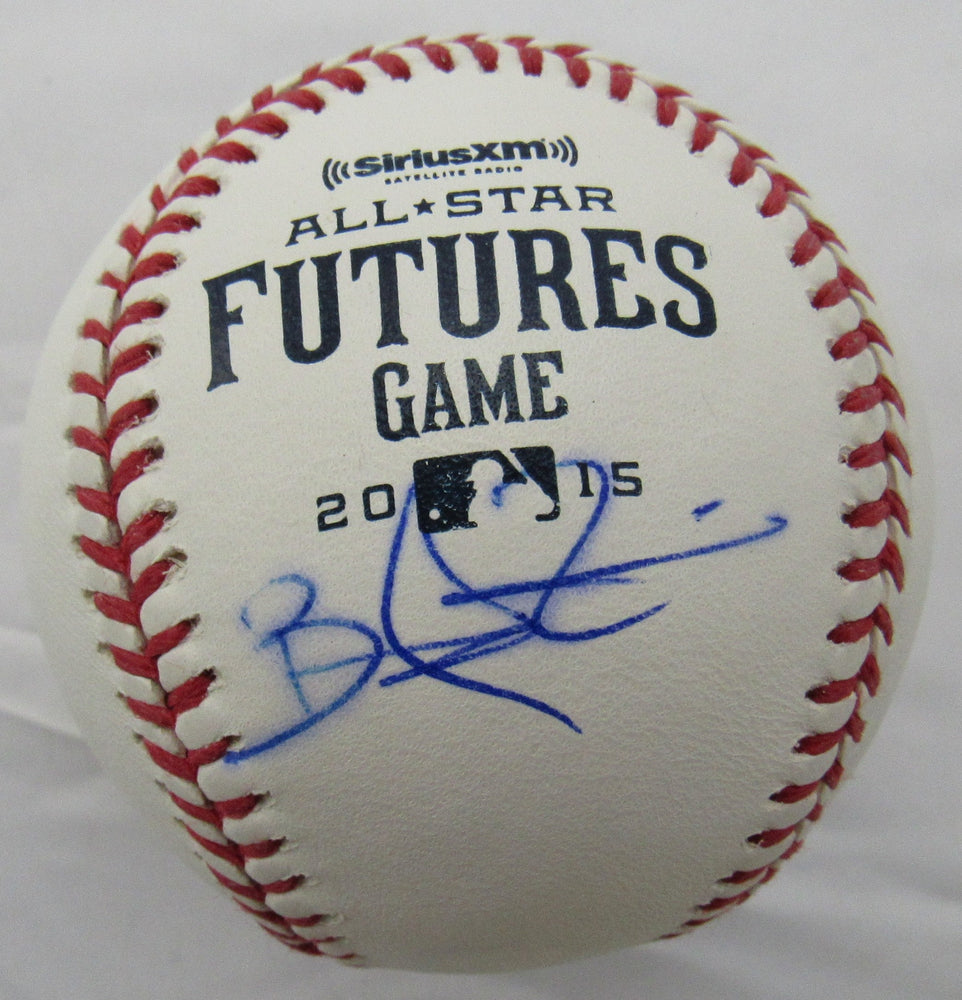 Bradley Zimmer Signed Auto 2015 Futures Game Baseball B152