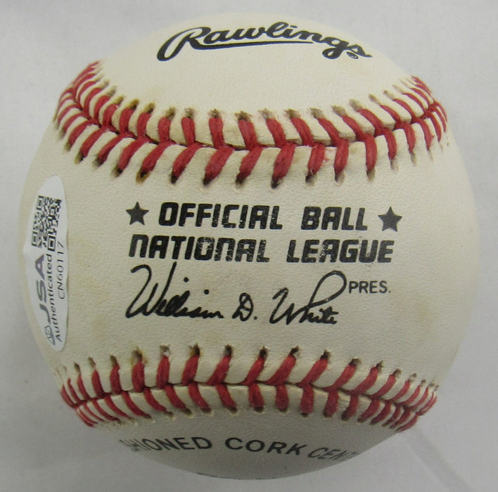 Ernie Banks Signed Auto Rawlings Baseball JSA CN60117