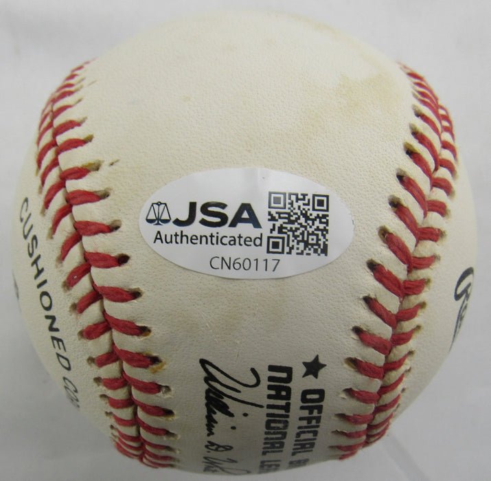 Ernie Banks Signed Auto Rawlings Baseball JSA CN60117