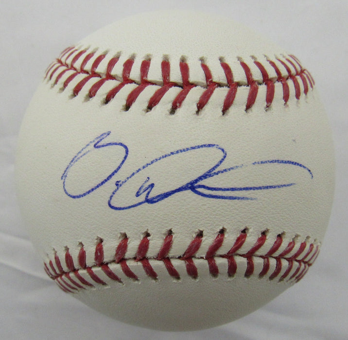 Yency Almonte Signed Auto Baseball B152