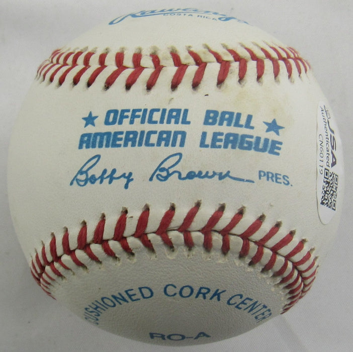 Don Larsen Signed Auto Rawlings Baseball JSA CN60119