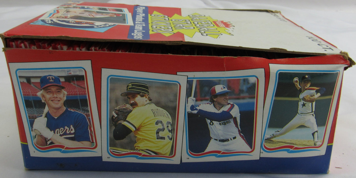 1985 Fleer Baseball Star Stickers Box Unopened Packs Tons of Stars &Rare