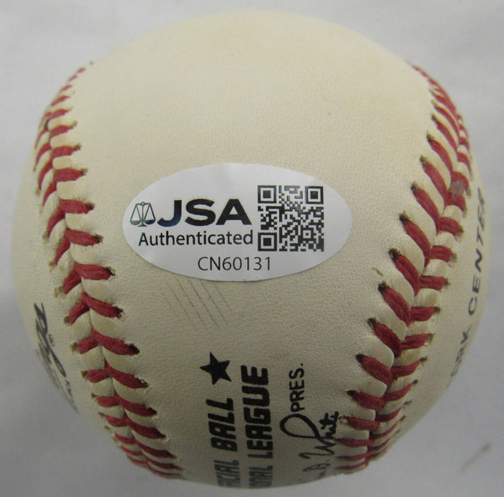 Bill Mad Dog Madlock Signed Auto Rawlings Baseball JSA CN60131