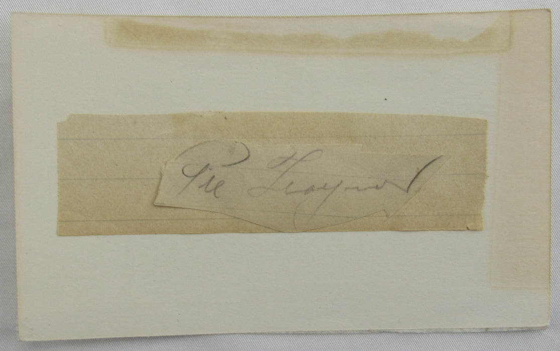 Pie Traynor Signed Auto Newspaper Photograph JSA LOA ZZ71858