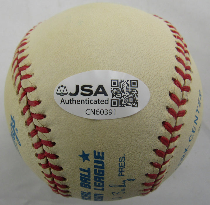 Bernie Williams Signed Auto Rawlings Baseball JSA CN60391