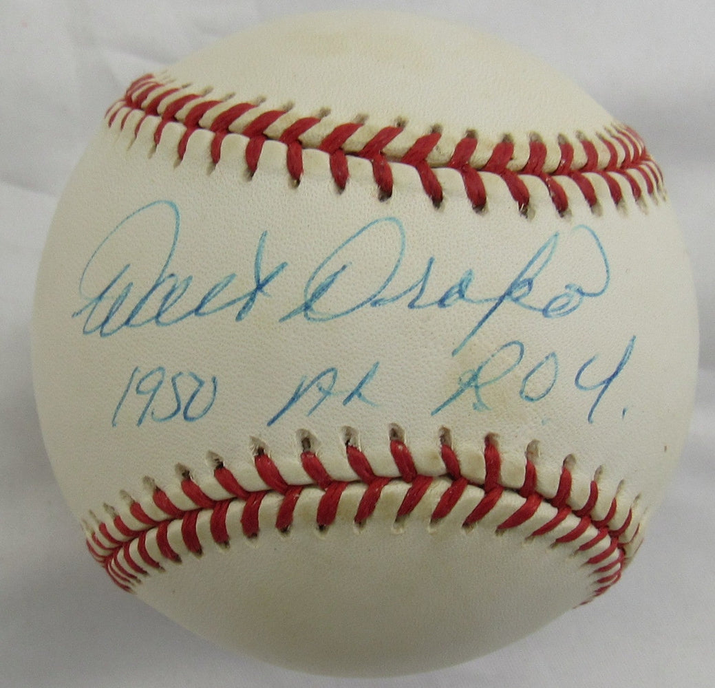 Walt Dropo Signed Auto Rawlings Baseball B162