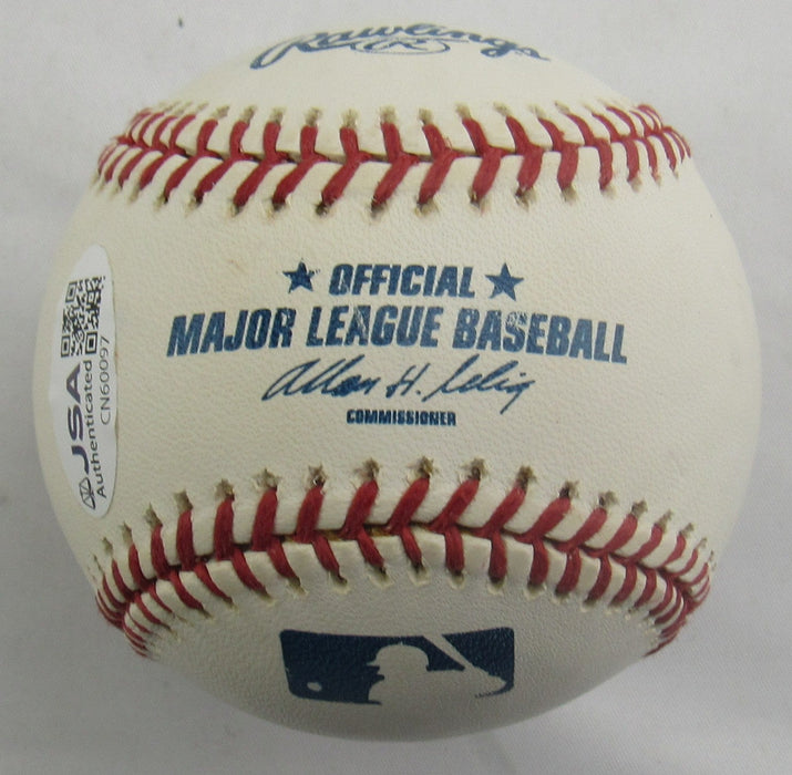 Don Larsen David Cone David Wells Signed Auto Rawlings Baseball JSA CN60097