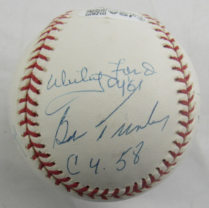 New York Yankees Cy Young Baseball - Roger Clemens, Whitey Ford + Multi JSA CN60094