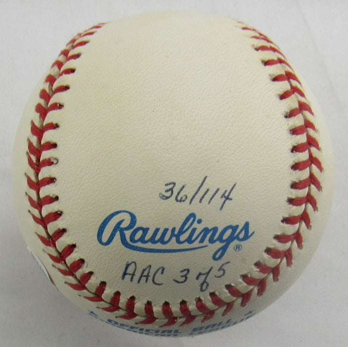 David Wells Signed Auto Rawlings Baseball JSA CN60092 - PG Game Inscription