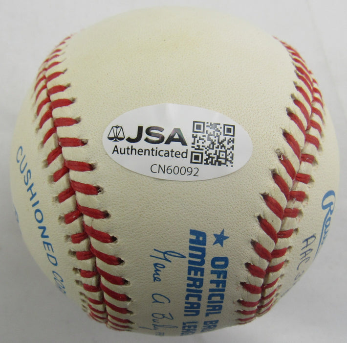 David Wells Signed Auto Rawlings Baseball JSA CN60092 - PG Game Inscription
