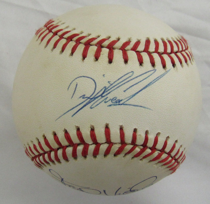 Dwight Gooden Frank Viola Signed Auto Rawlings Baseball