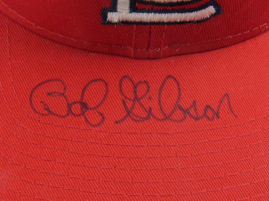 Bob Gibson Signed Auto Cardinals Baseball Hat JSA CH61710