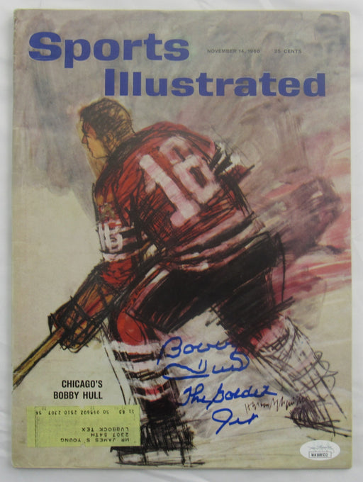 Bobby Hull Signed Sports Illustrated Magazine JSA WA168532