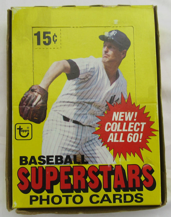 1981 Topps Baseball Superstar Photo Cards Box