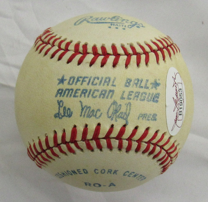 Tom Henrich Signed Rawlings Baseball JSA B19053