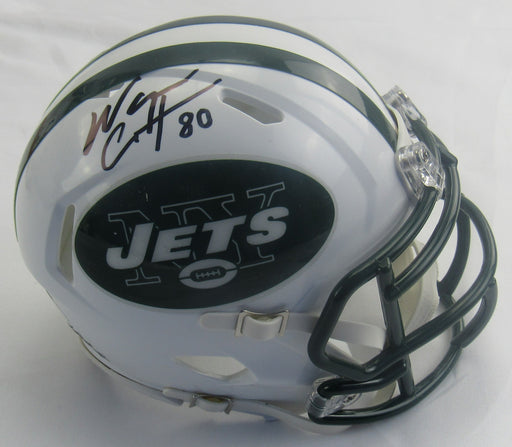 Wayne Chrebet Signed Auto Replica Jets Mini Helmet JSA WA804595