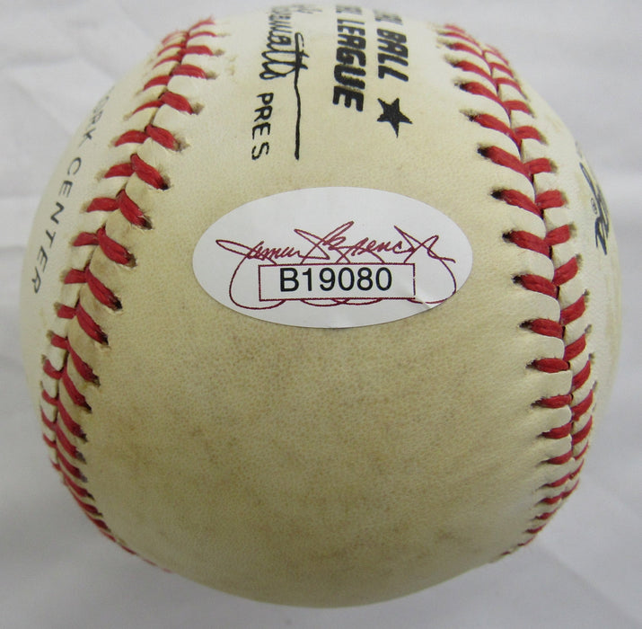 Al Gionfriddo Signed Rawlings Baseball JSA B19080
