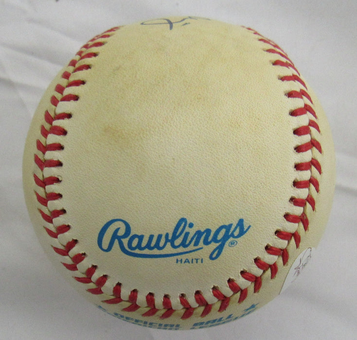 Gene Woodling Signed Rawlings Baseball JSA B19083