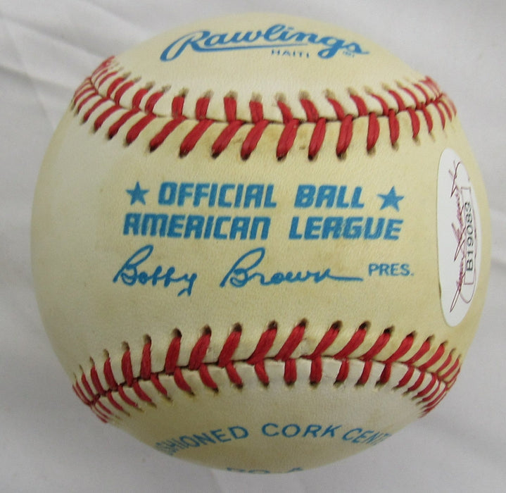 Gene Woodling Signed Rawlings Baseball JSA B19083