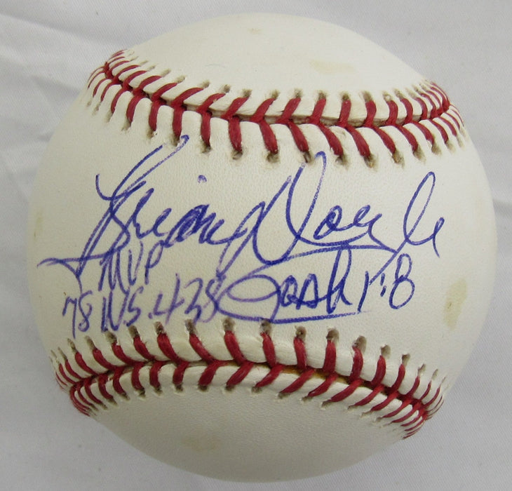 Brian Doyle Signed Rawlings Baseball JSA C11082