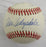 Don Drysdale Sandy Koufax Signed Rawlings Baseball PSA A91810