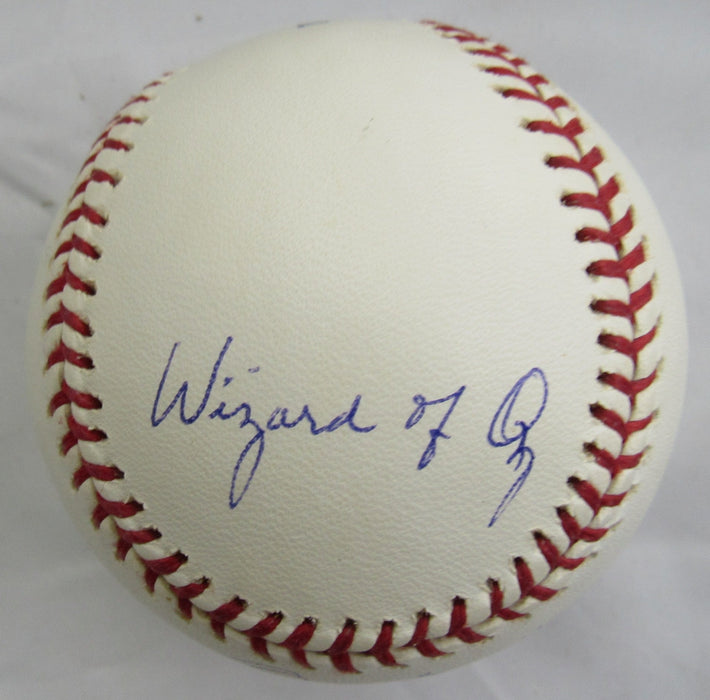 Ozzie Smith Signed Rawlings Baseball Steiner Hologram - Wizard of Oz Inscription - Rare!