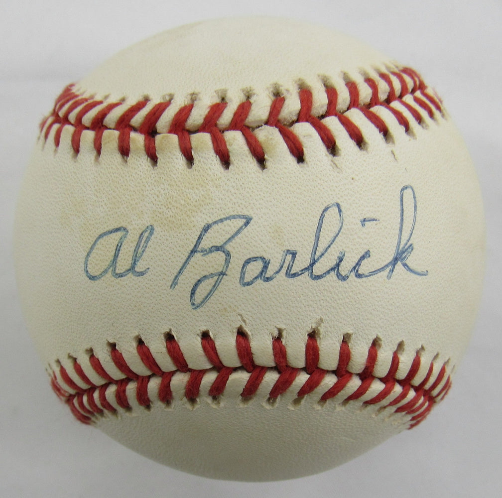 Al Barlick Signed Auto Rawlings Baseball JSA CF42455