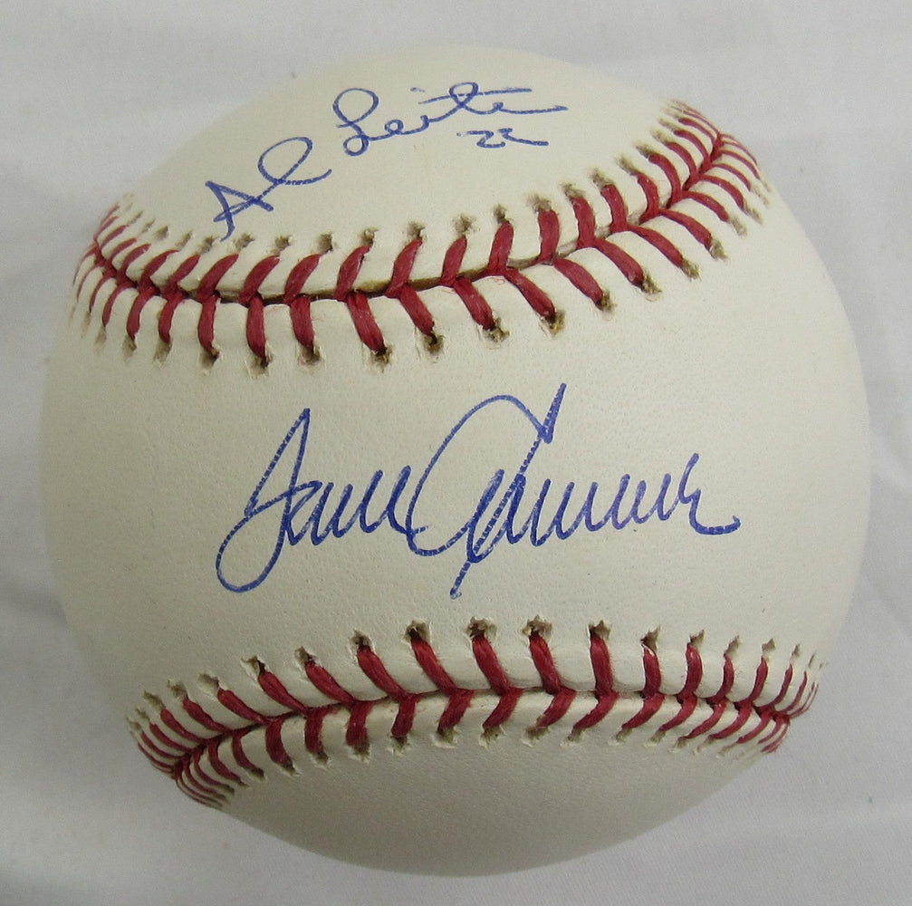 Tom Seaver / Al Leiter Multi Signed Auto Rawlings Baseball Steiner & MLB Hologram