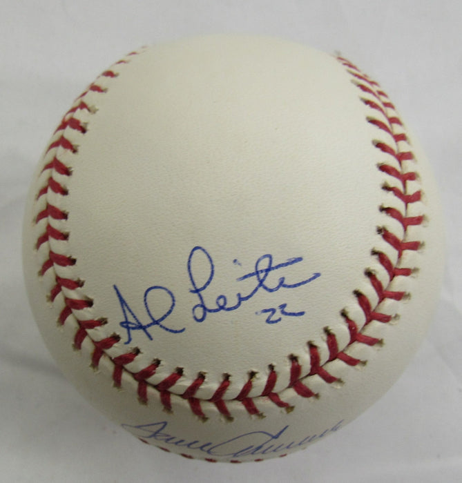Tom Seaver / Al Leiter Multi Signed Auto Rawlings Baseball Steiner & MLB Hologram