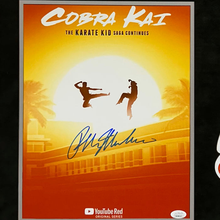 Ralph Macchio Karate Kid Hand Signed & Framed 11x14 Movie Poster (JSA)