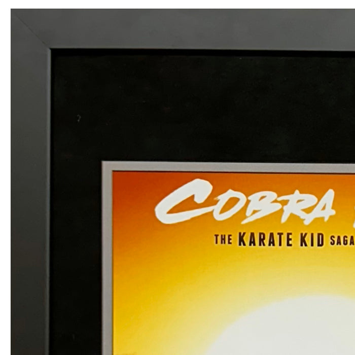 Ralph Macchio Karate Kid Hand Signed & Framed 11x14 Movie Poster (JSA)