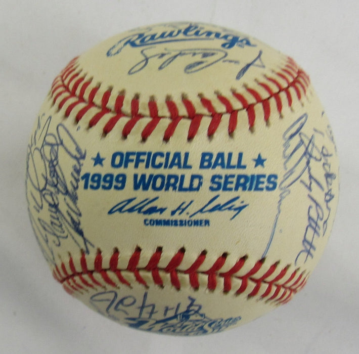 1999 New York Yankess Team Signed Rawlings Baseball PSA/DNA LOA B85569 Derek Jeter