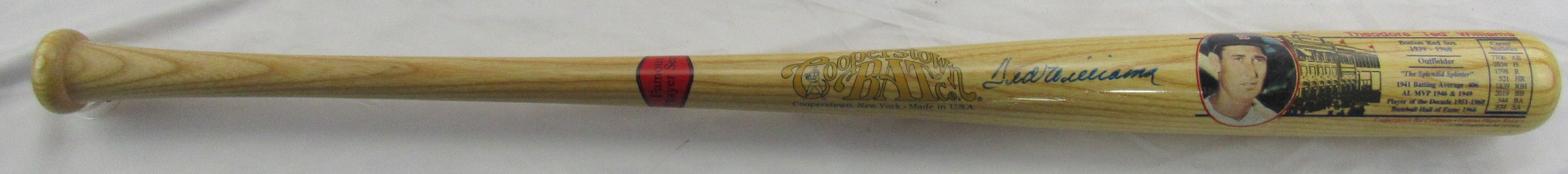 Ted Williams Signed Rawlings Auto Baseball Bat JSA LOA ZZ58810