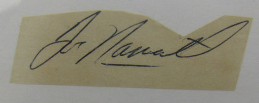 Joe Namath Cut Signed Auto PSA/DNA Encapsulated