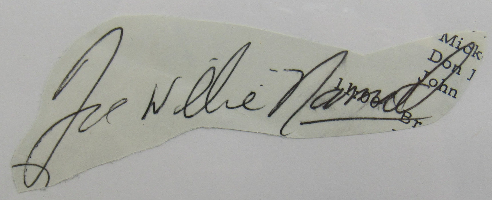 Joe Namath Cut Signed Auto PSA/DNA Encapsulated I