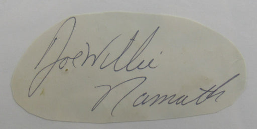 Joe Namath Cut Signed Auto PSA/DNA Encapsulated II
