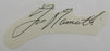 Joe Namath Cut Signed Auto PSA/DNA Encapsulated XIV