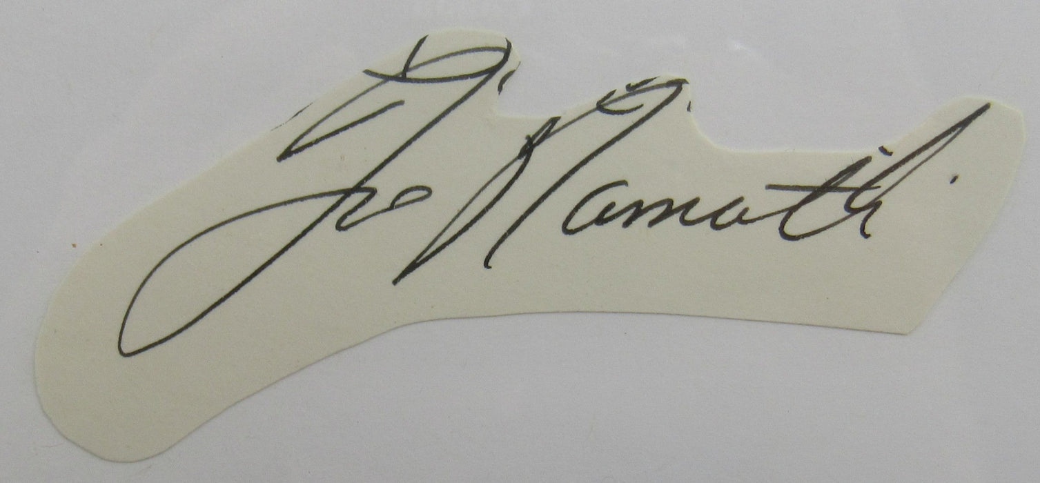 Joe Namath Cut Signed Auto PSA/DNA Encapsulated XIV