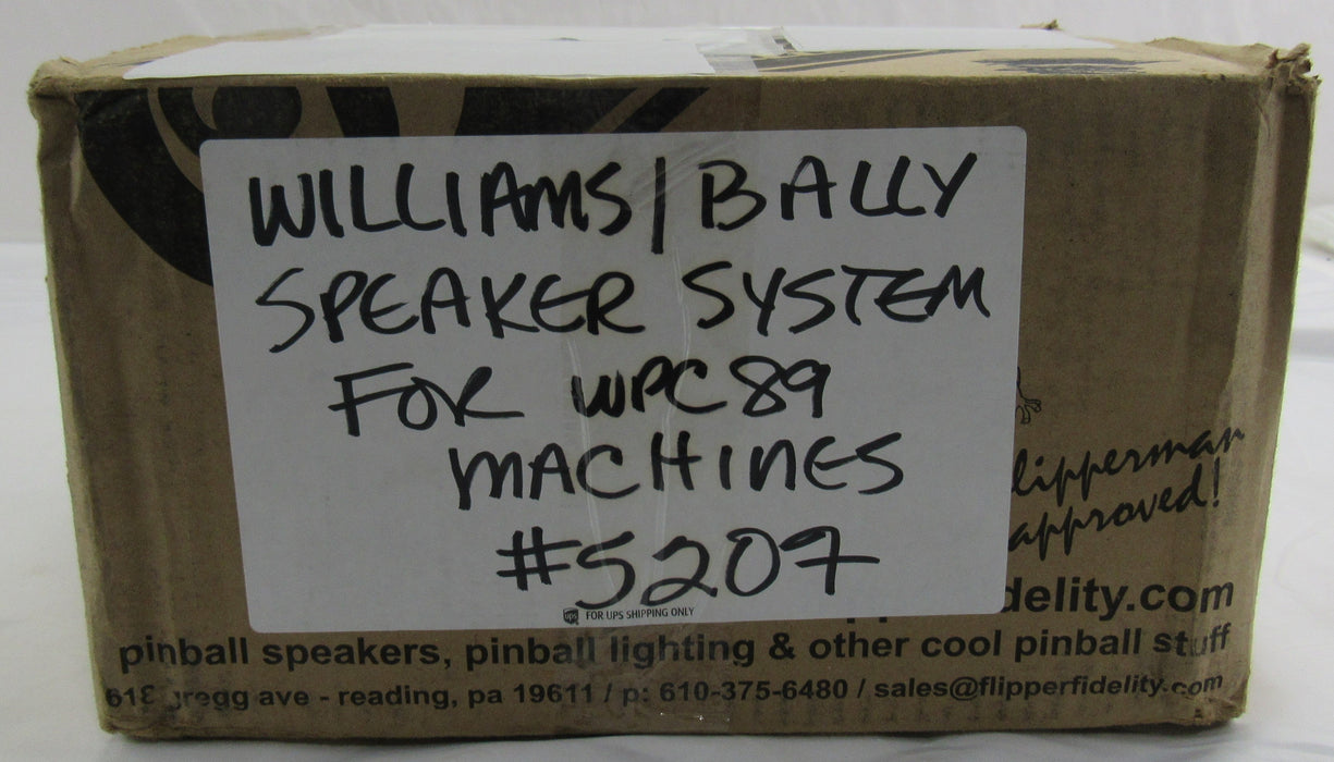 Williams/Bally Speaker System Pinball WPC89 Machine Sealed Box #5207