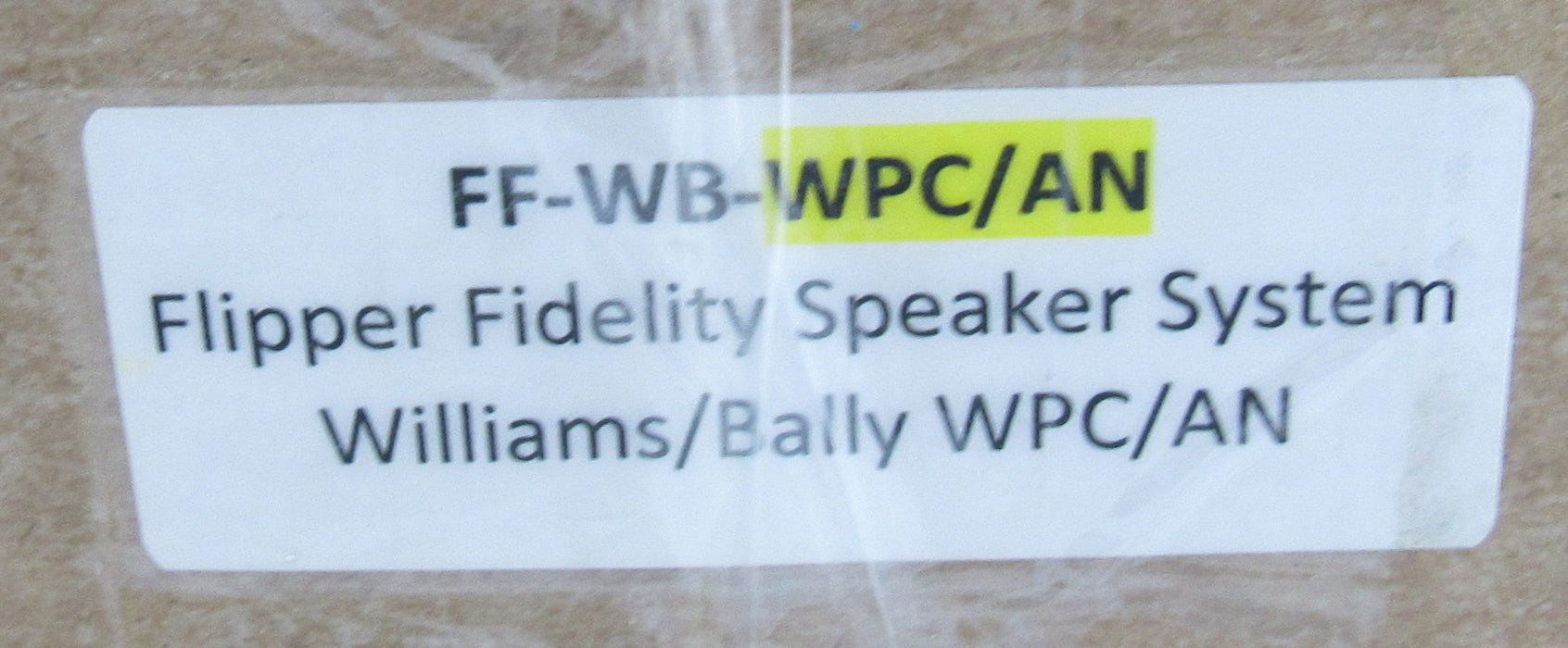Williams/Bally Speaker System Pinball WPC89 Machine Sealed Box #5207