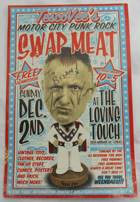 Large Tesco Vee and the Meatmen Lot - Touch and Go, War of the Superbikes and more